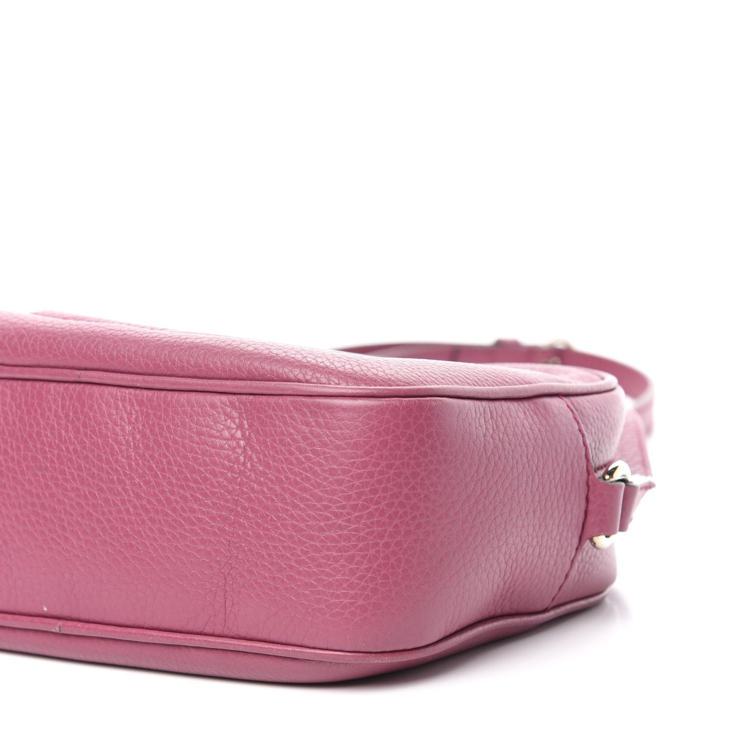 Pebbled Calfskin Small Soho Disco Bag Peonia Flower