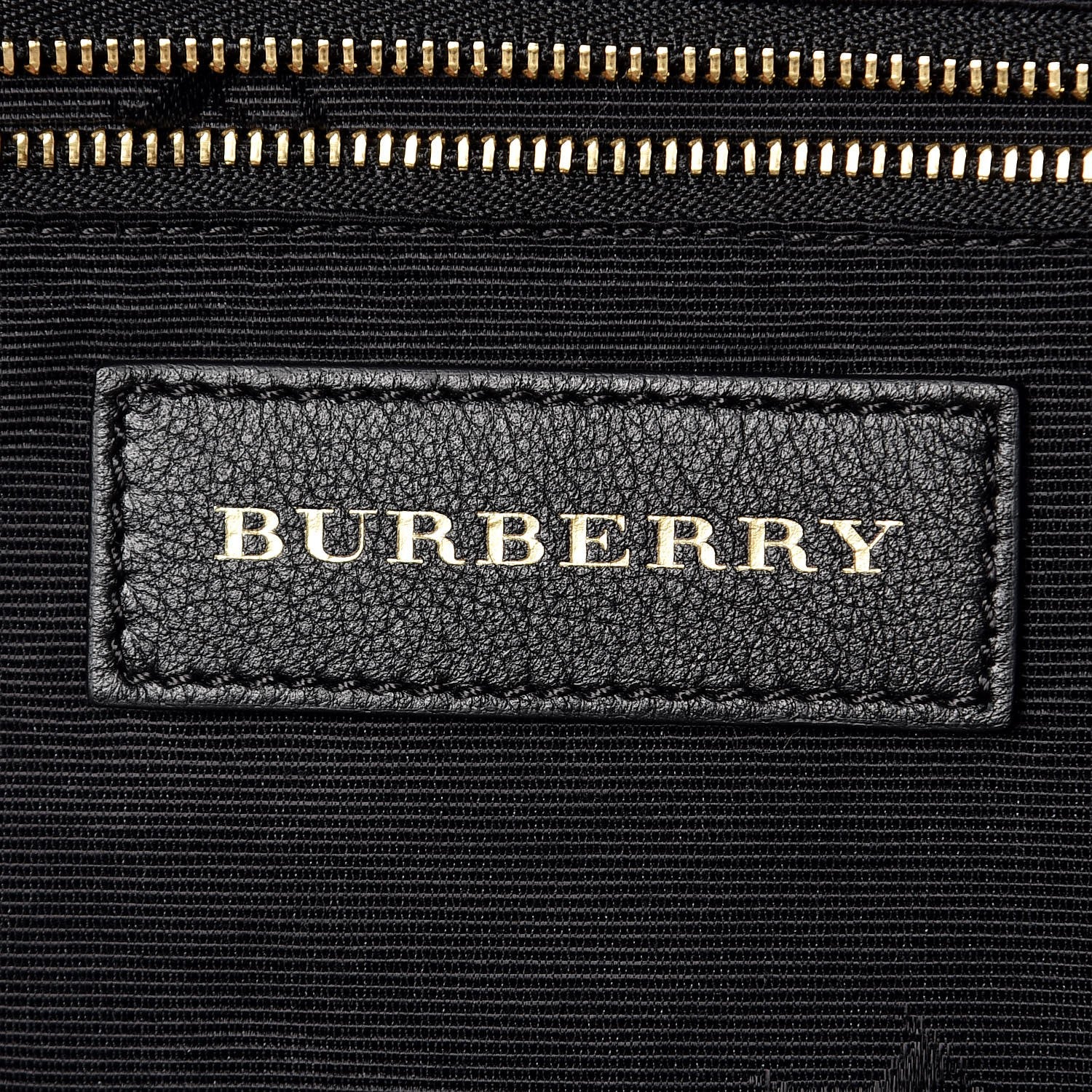 Burberry Signature Grain Calfskin Medium Welburn Tote Black 6 of 8