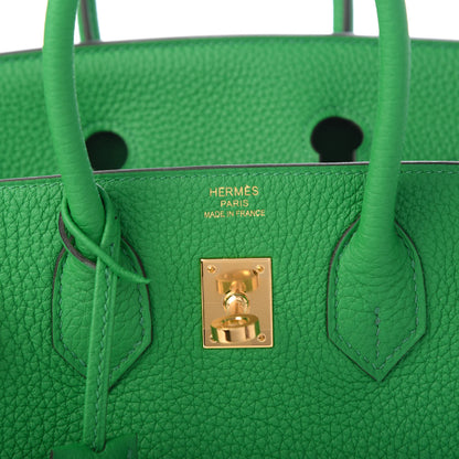 Hermes Togo Birkin 25 Bambou 8 of 10