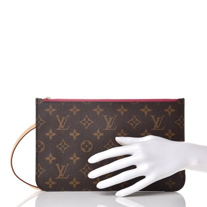 Louis Vuitton Monogram Neverfull MM GM Pochette Pivoine 2 of 7