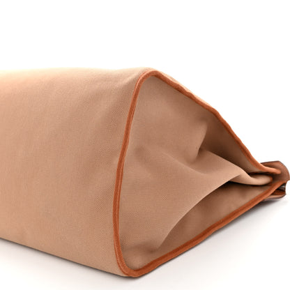 Hermes Military Toile Vache Hunter Herbag Cabine Zip 50 Chai Fauve 10 of 14