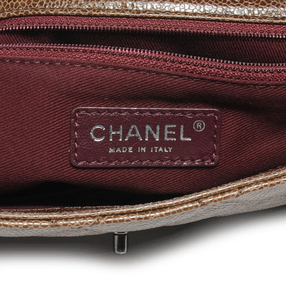 Chanel Caviar CC Crave Jumbo Flap Brown 7 of 8