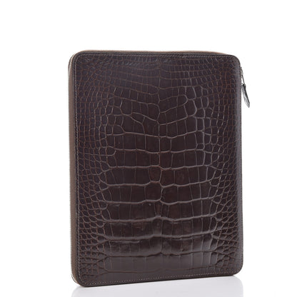 Hermes Shiny Alligator Semainier Zip Agenda Ebene 3 of 8