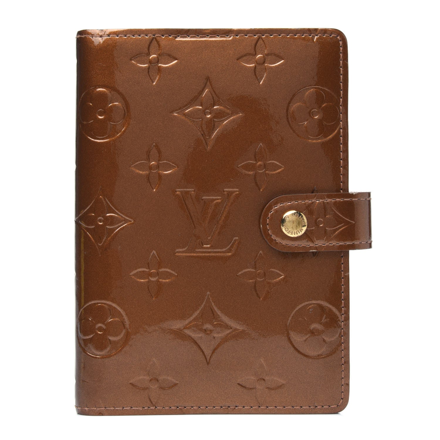 Louis Vuitton Vernis Small Ring Agenda Cover Bronze 1 of 5