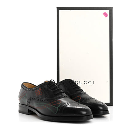 Gucci Quentin Goatskin Mens Loafers 9 Black 10 of 10