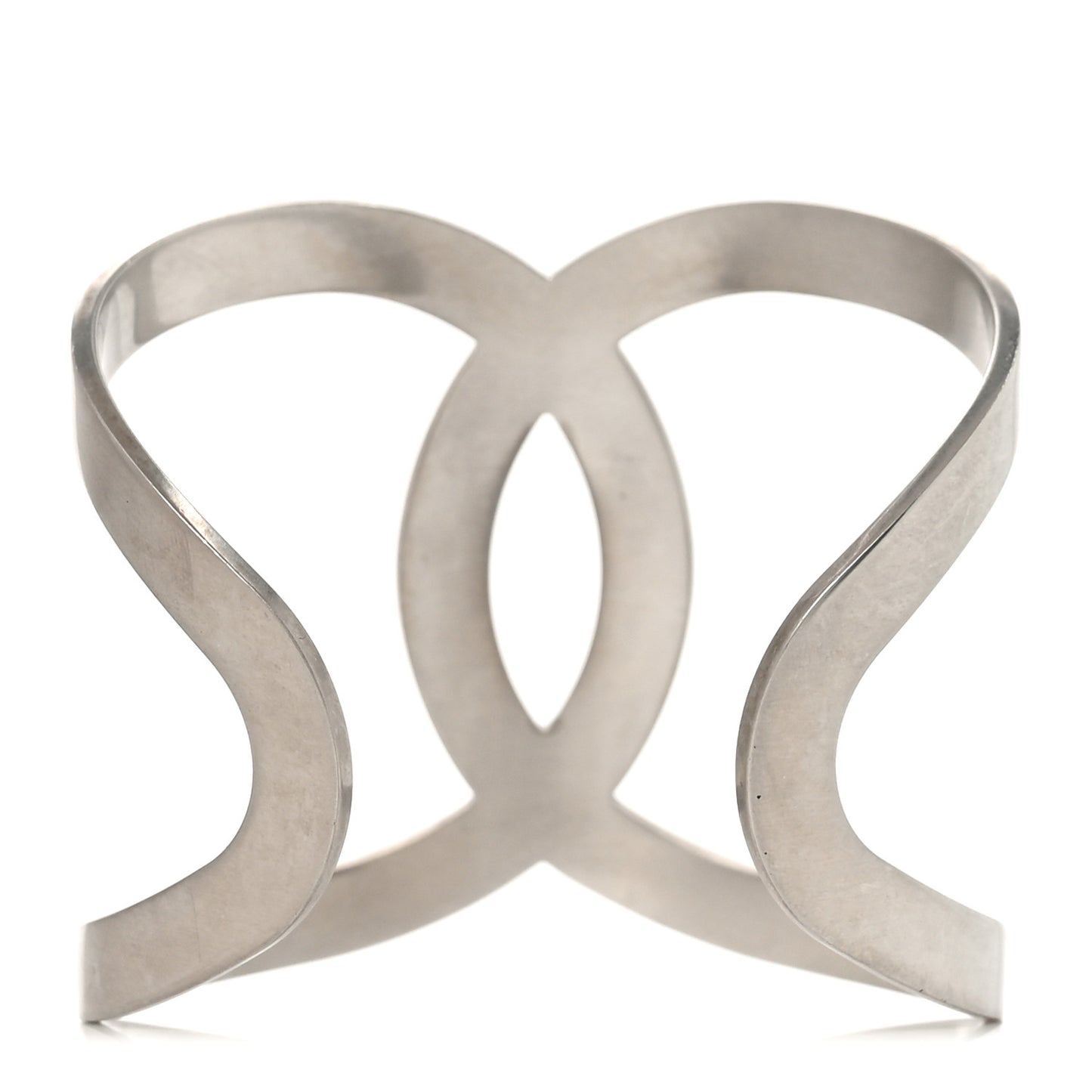 Metal CC Cuff Silver