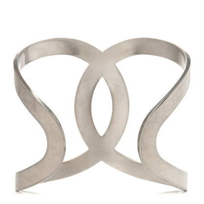 Chanel Metal CC Cuff Silver 3 of 5