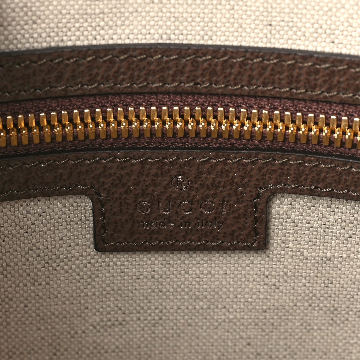 Monogram Jumbo GG Textured Dollar Calfskin Web Wristlet Messenger Bag Camel Ebony New Acero