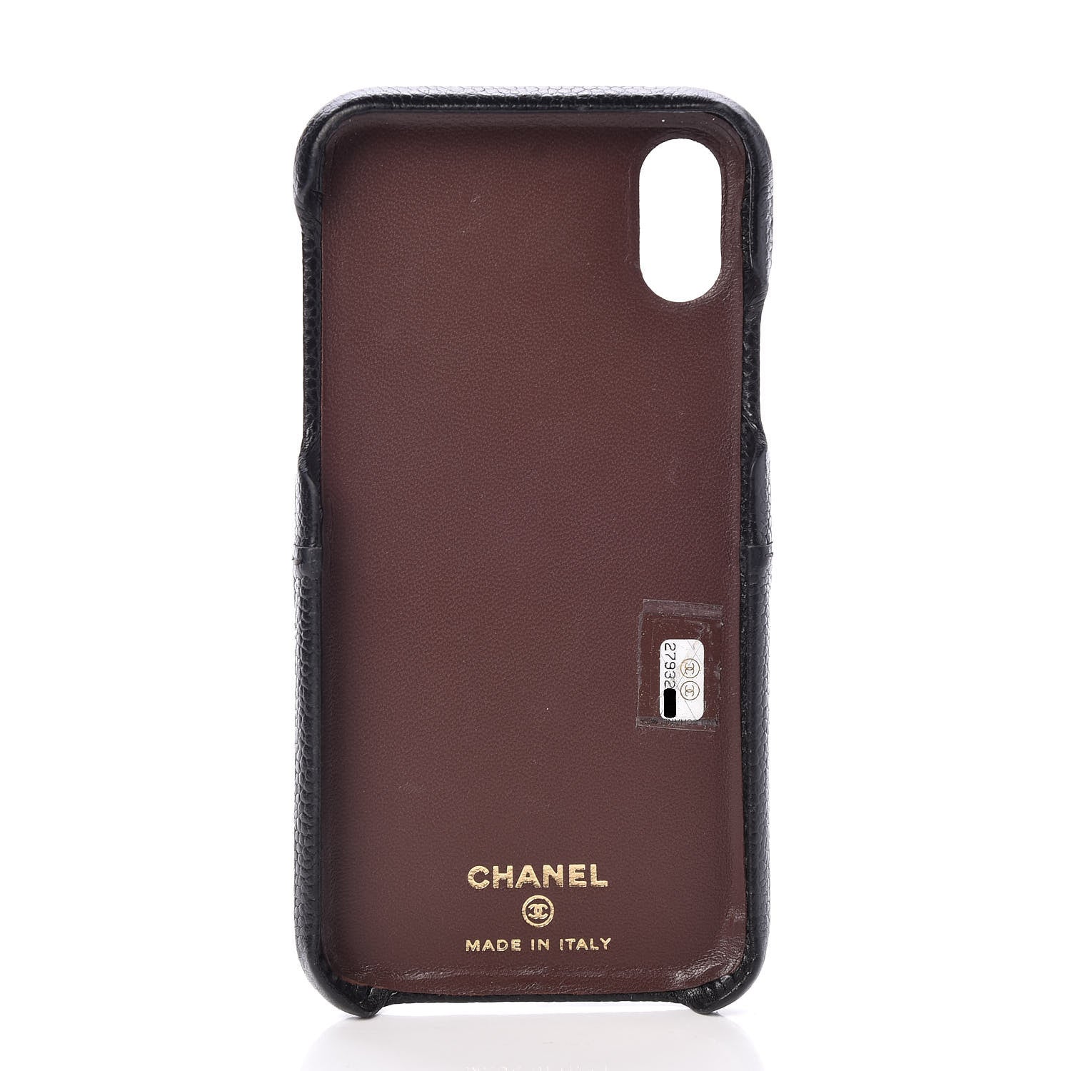 Chanel Caviar Quilted iPhone X Coco Tech Case Black 5 of 9