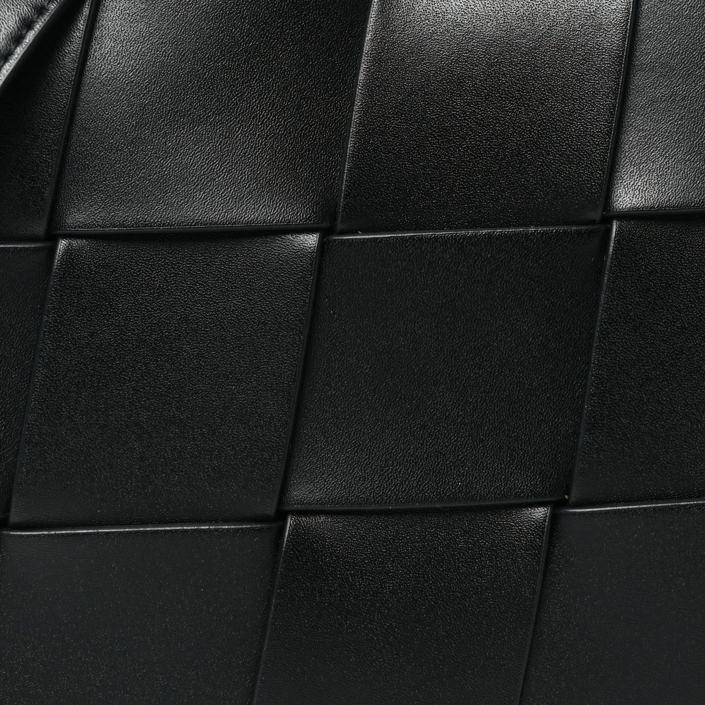 Lambskin Maxi Intrecciato Speed Cassette Crossbody Bag Black
