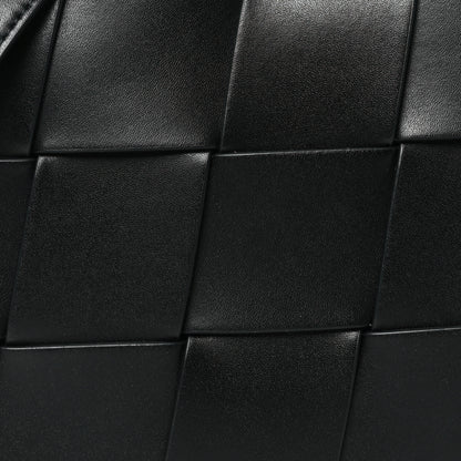 Bottega Veneta Lambskin Maxi Intrecciato Speed Cassette Crossbody Bag Black 8 of 10
