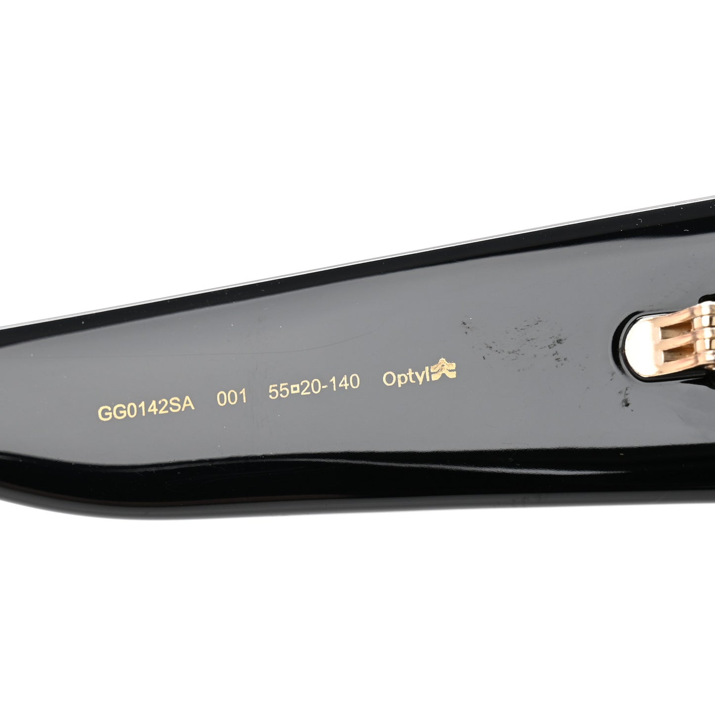 Acetate Square Frame Sunglasses GG0142SA Black