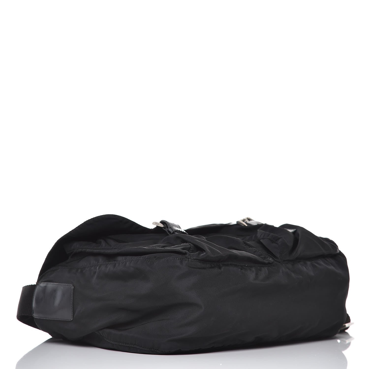 Prada Tessuto Nylon Messenger Bag Black 4 of 8