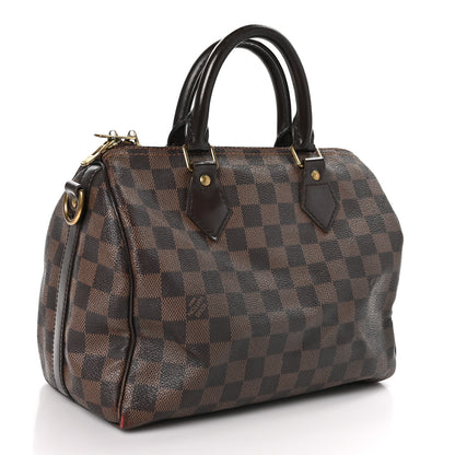 Louis Vuitton Damier Ebene Speedy Bandouliere 25 5 of 29