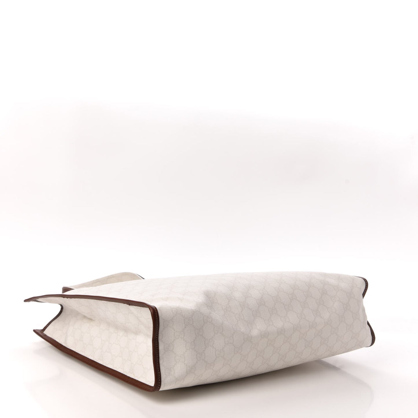 GG Plus Monogram Medium Signature Web Loop Tote White