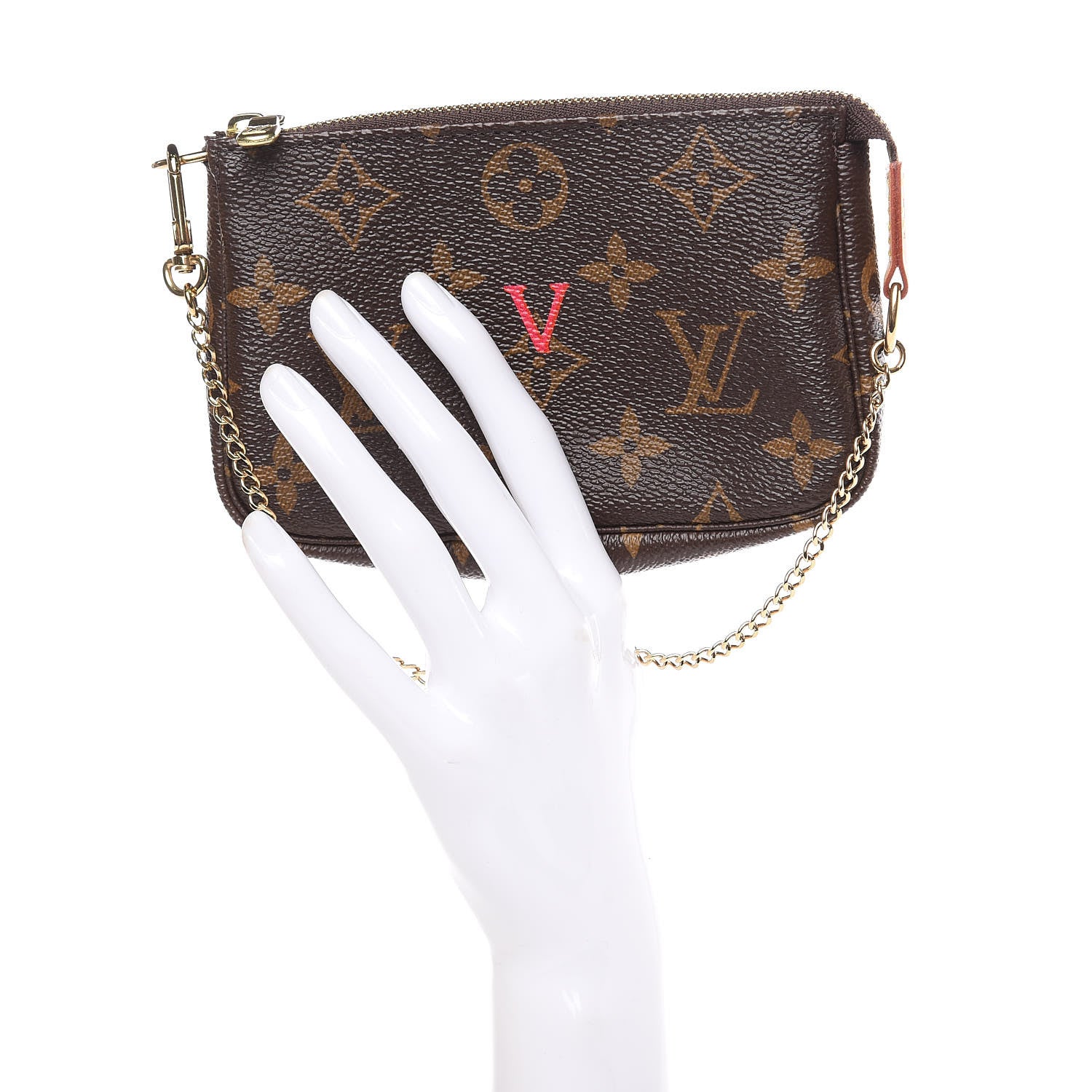 Louis Vuitton Monogram My LV Heritage Mini Pochette Accessories Fuchsia 2 of 11