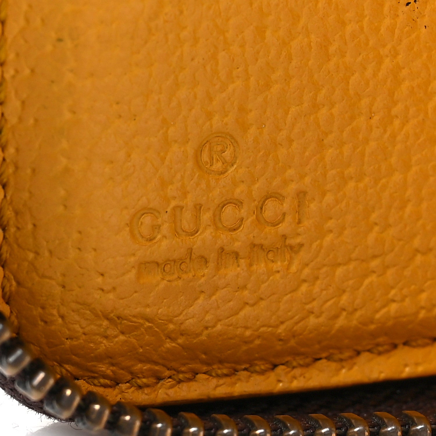 Gucci GG Supreme Monogram Neo Vintage Zip Around Wallet Beige Crop New Acero 6 of 7