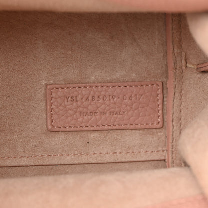 Saint Laurent Grained Calfskin Nano Supple Sac De Jour Antique Rose 6 of 19