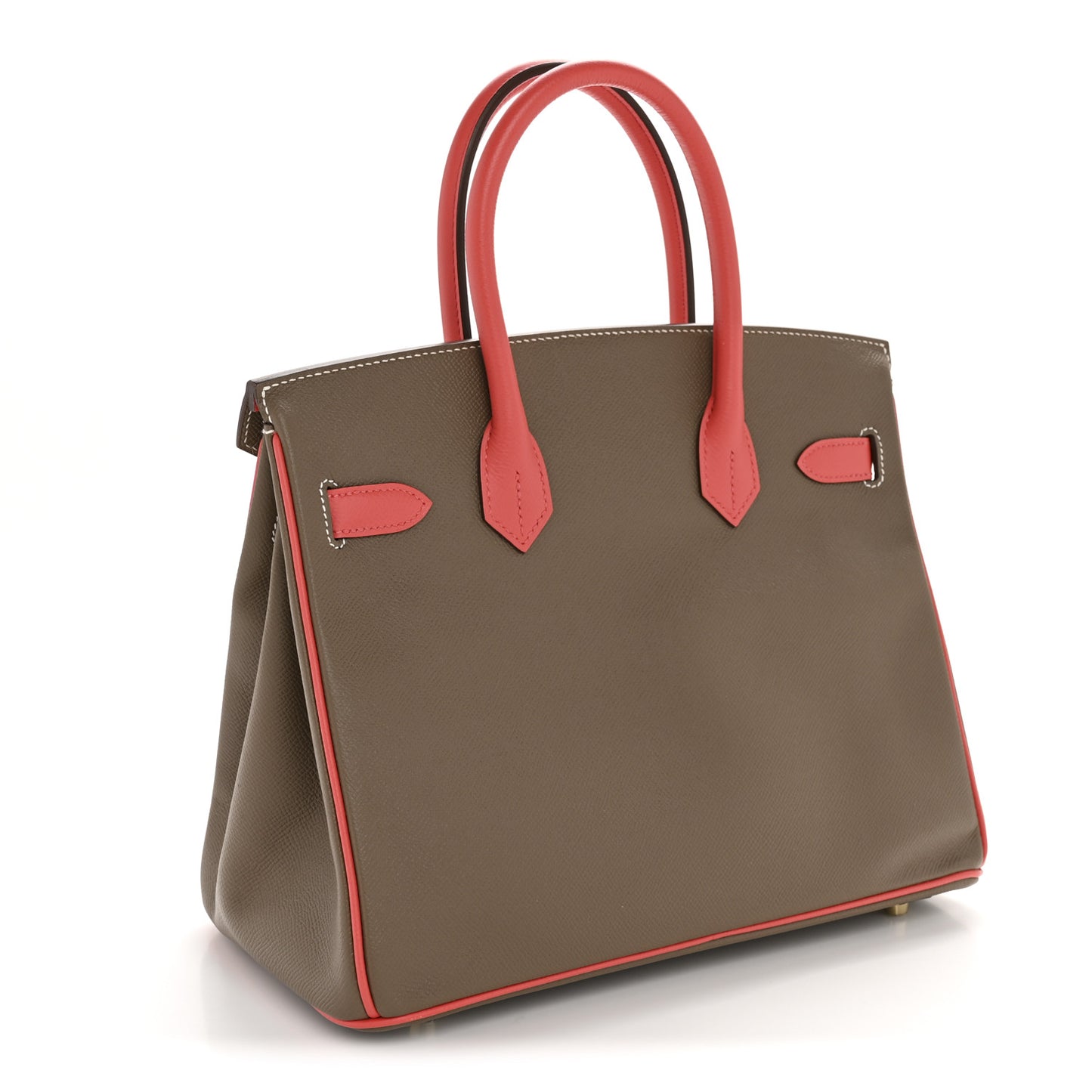 Epsom Horseshoe Birkin 30 Etoupe Rose Jaipur