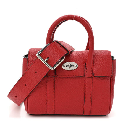 Mulberry Heavy Grain Mini Bayswater Lancaster Red 1 of 10