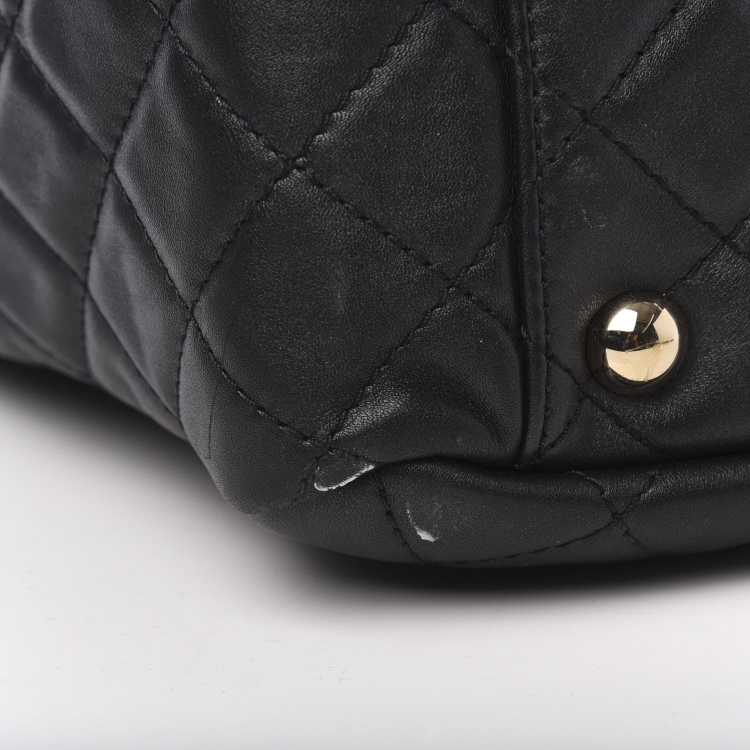 Chanel Calfskin Quilted XXL Travel Flap Bag Black 10 of 13