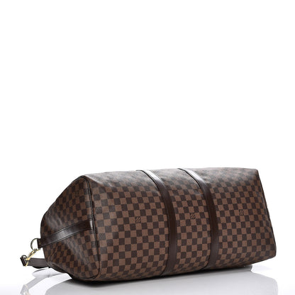 Louis Vuitton Damier Ebene Keepall Bandouliere 55 4 of 17