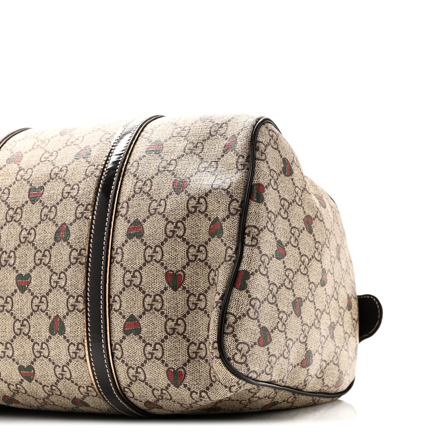 GG Plus Monogram Hearts Medium Joy Boston Dark Brown