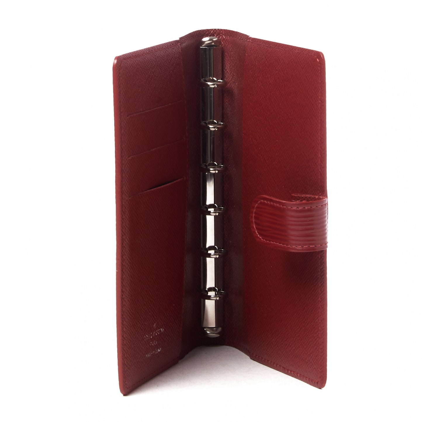 Epi Small Ring Agenda Cover Rouge