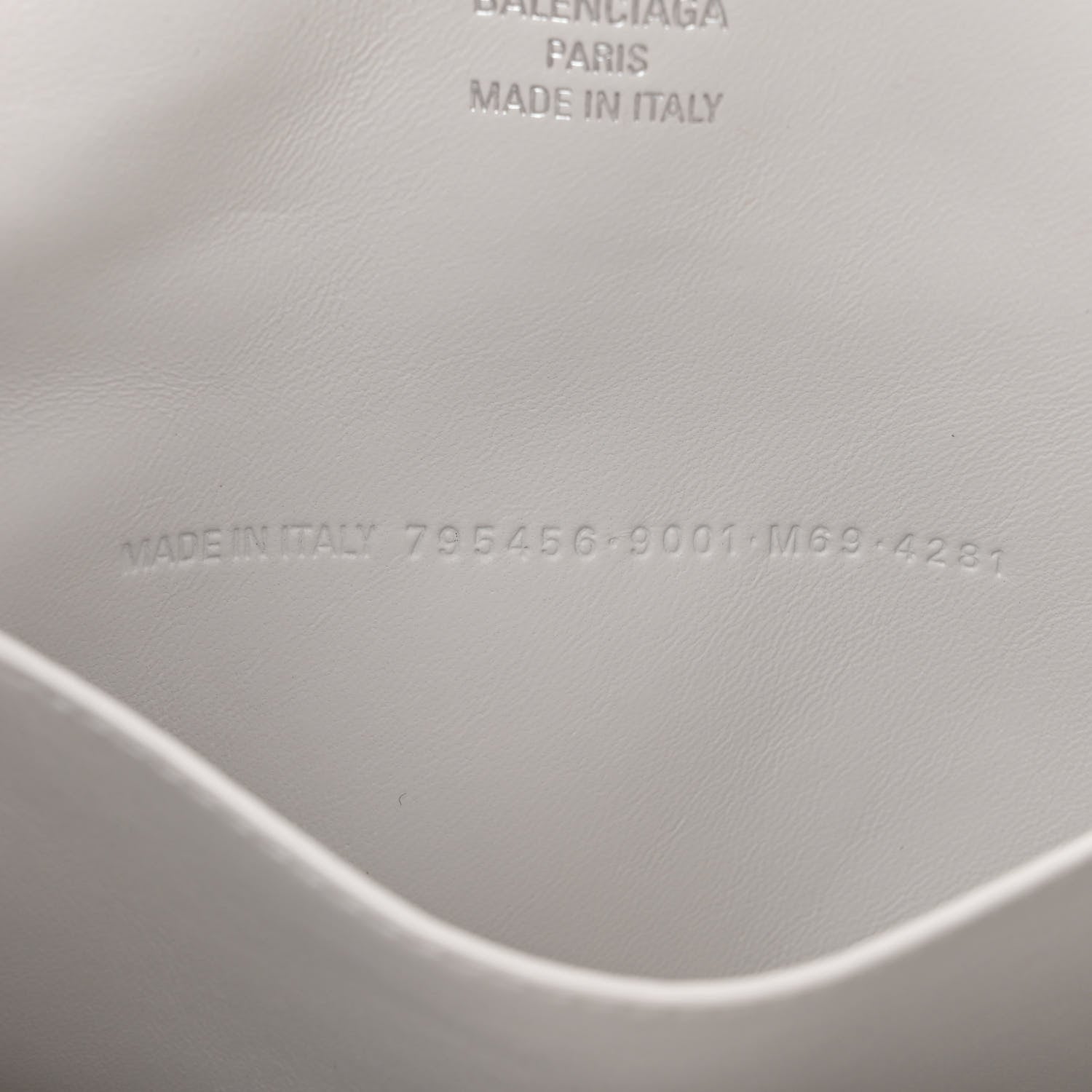 Balenciaga Natural Smooth Calfskin Mini Rodeo Top Handle Handbag Optic White 7 of 11