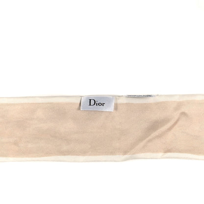 Christian Dior Silk Mitzah ABCDIOR "C" Scarf Pink 3 of 4