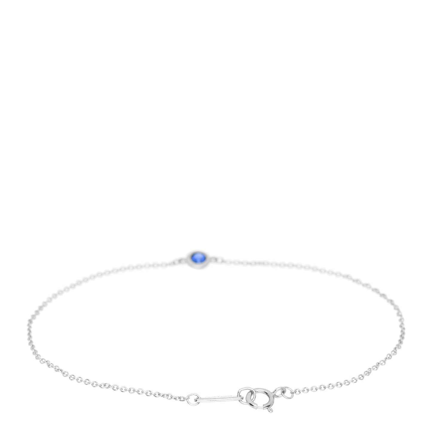 Platinum Blue Sapphire Elsa Peretti Color By The Yard Bracelet