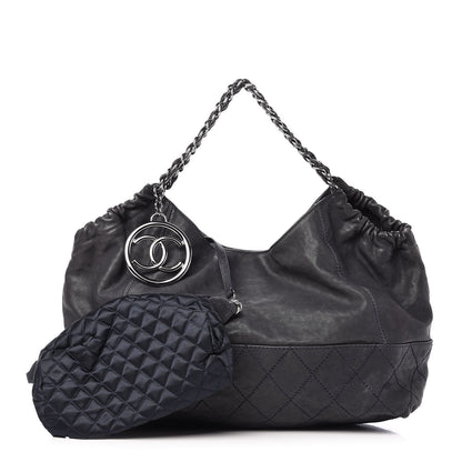 Chanel Calfskin Baby Coco Cabas Blue 1 of 11