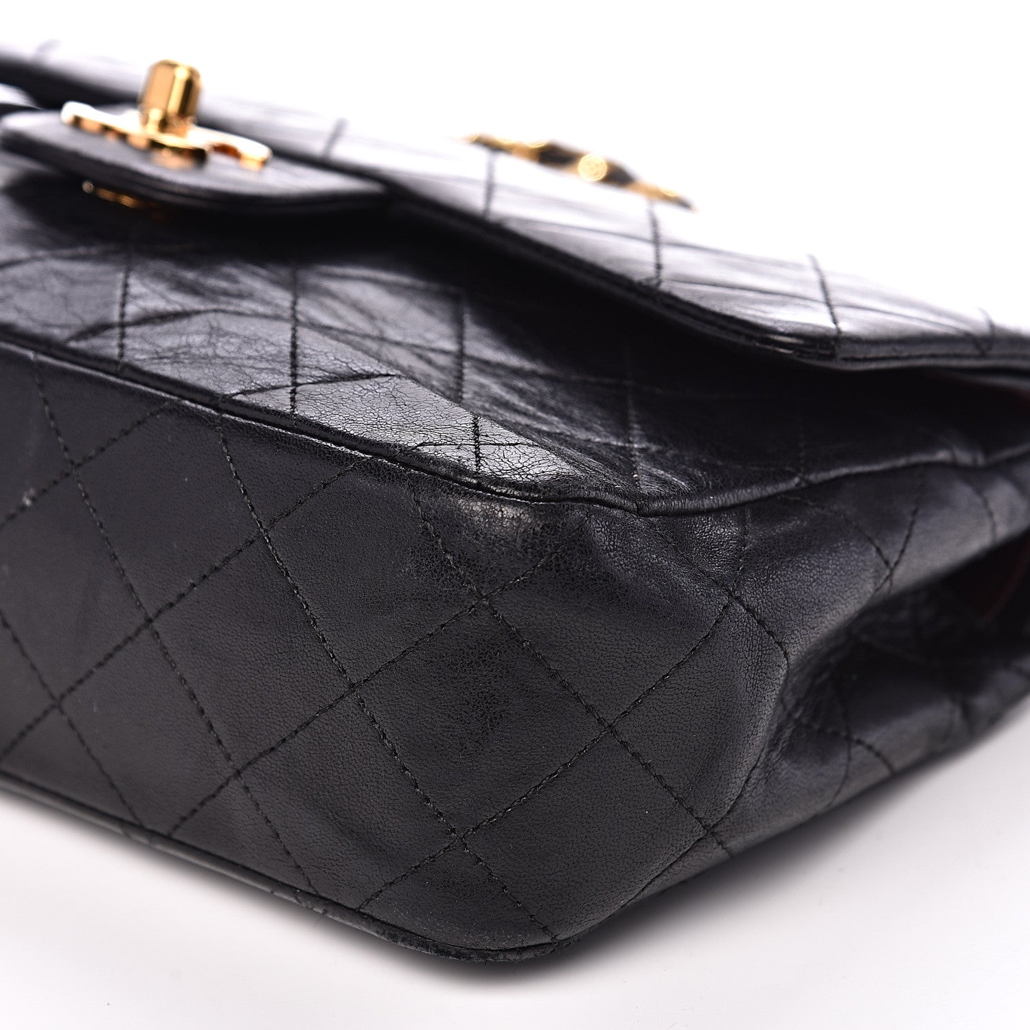 Chanel Lambskin Quilted Small Double Flap Black 8 of 24