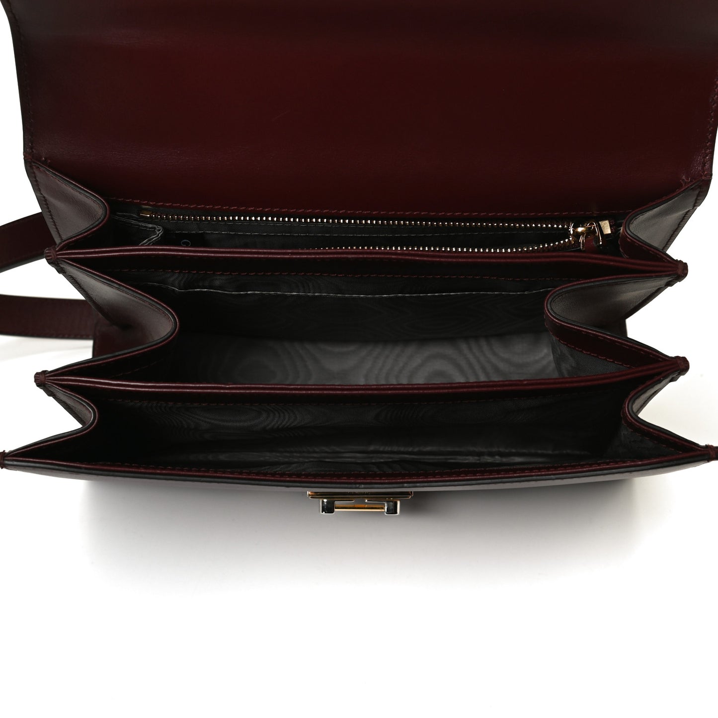 Smooth Calfskin Small Zumi Shoulder Bag Vintage Bordeaux