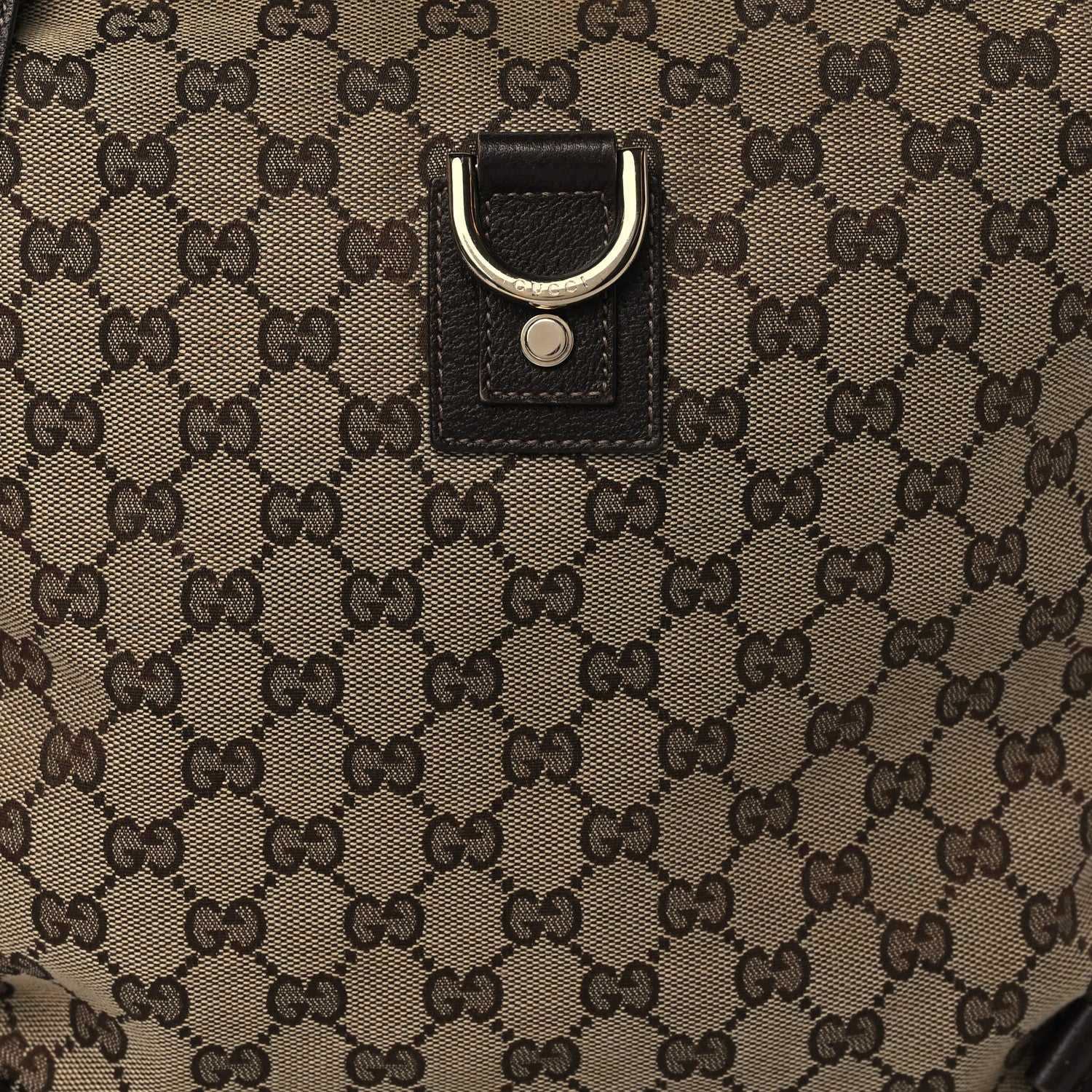 Gucci Monogram Abbey Messenger Bag Dark Brown 7 of 9