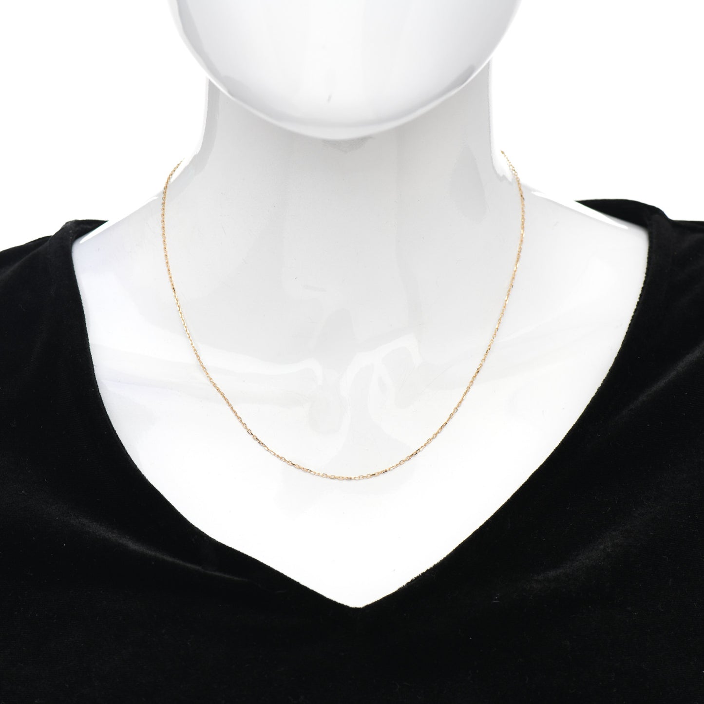 18K Yellow Gold Chain Necklace