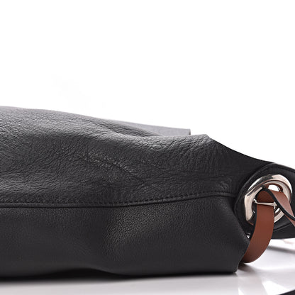 Burberry Calfskin Grommet Hobo Black 13 of 13