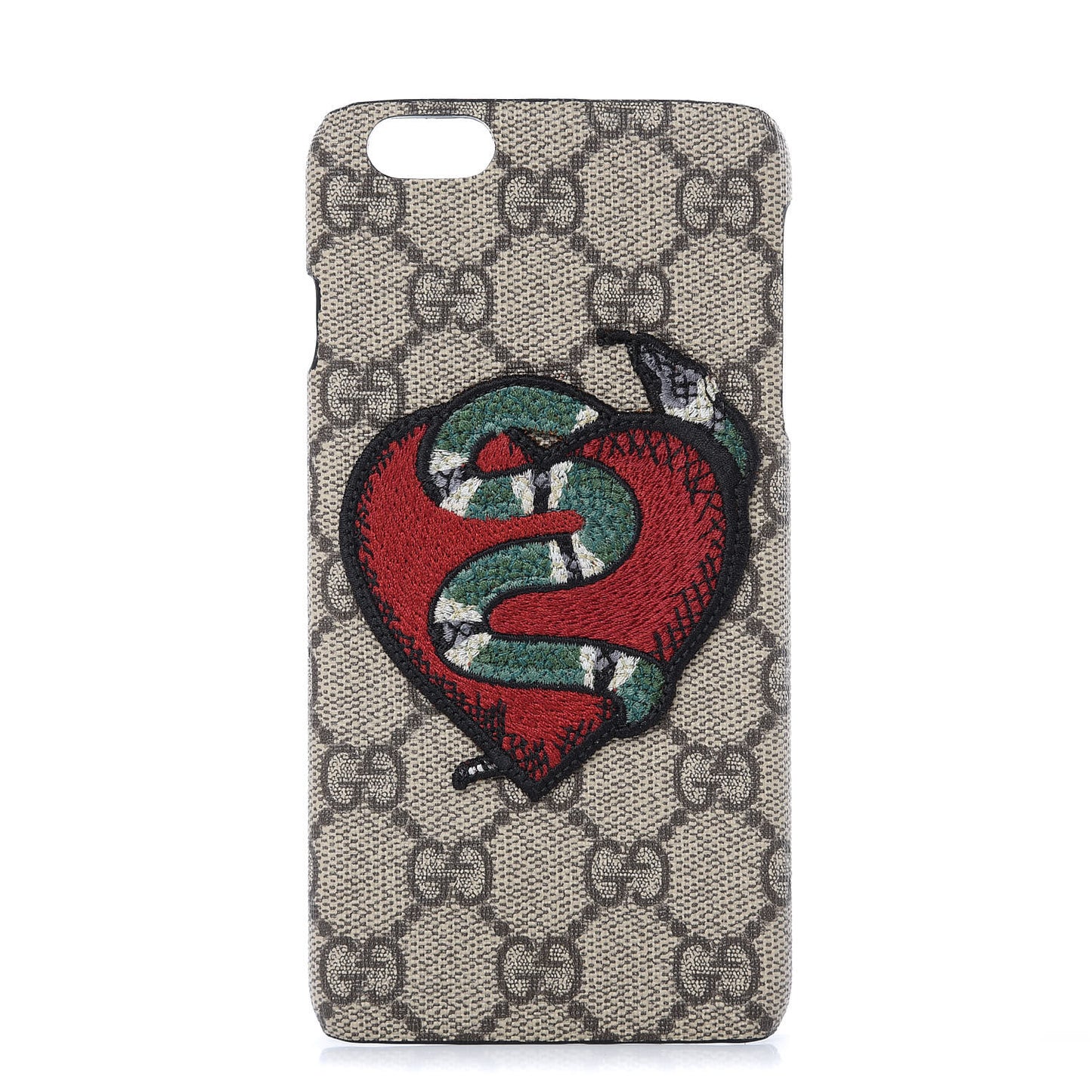 GG Supreme Monogram Kingsnake Heart Iphone 6 Plus Case