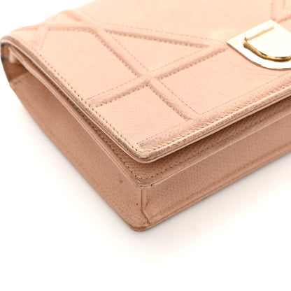 Christian Dior Grained Calfskin Diorama Wallet on Chain Pouch Fard 9 of 12