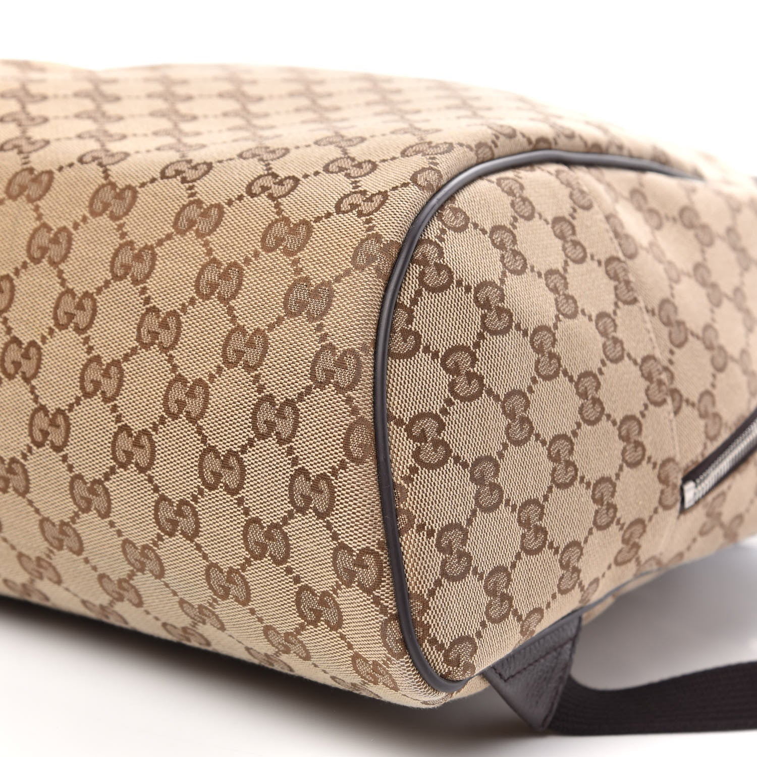 Gucci GG Monogram Travel Backpack Dark Brown 8 of 9