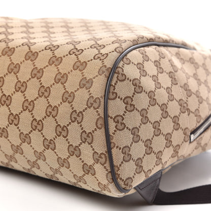 Gucci GG Monogram Travel Backpack Dark Brown 8 of 9