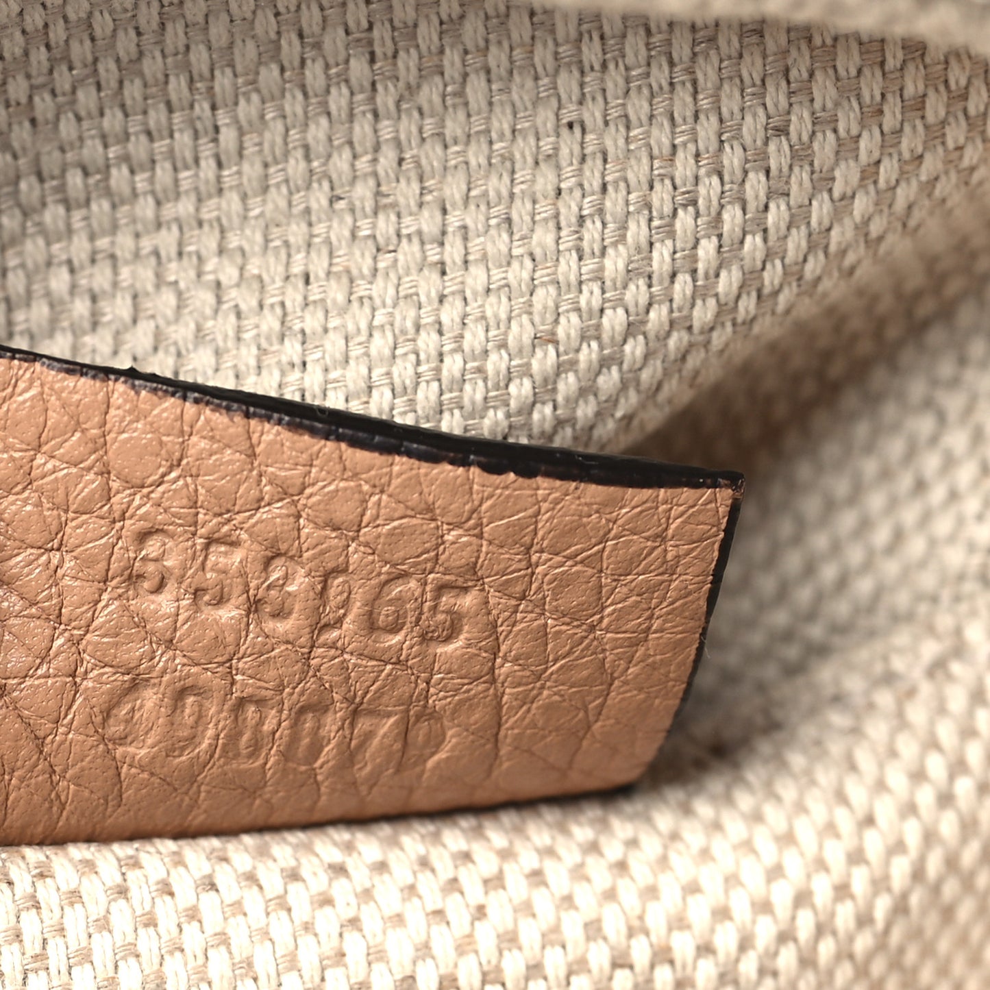Pebbled Calfskin Mini Soho Chain Bag Camelia