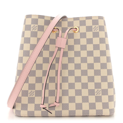Louis Vuitton Damier Azur Neonoe MM Eau De Rose 1 of 9