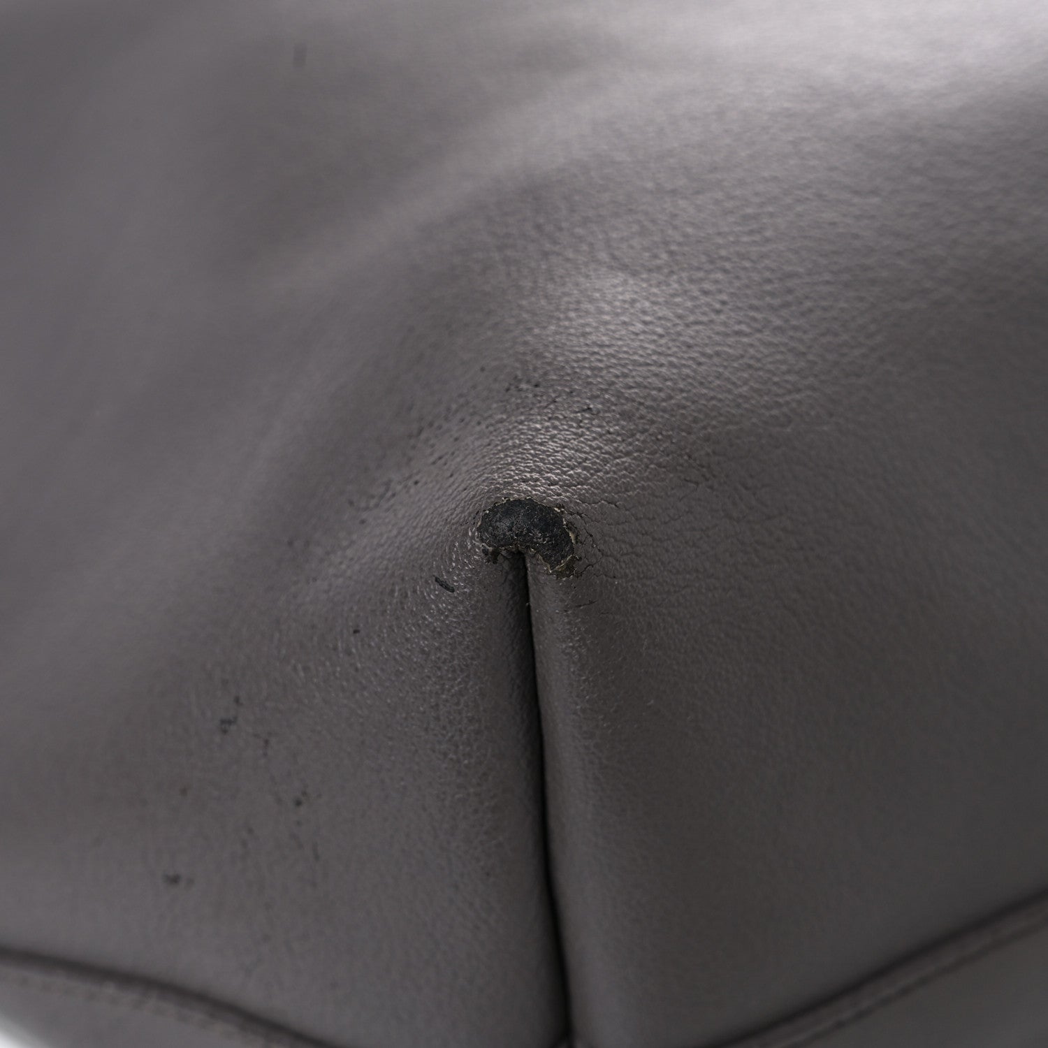Saint Laurent Calfskin Large Shopping Tote Dark Grey 11 of 27