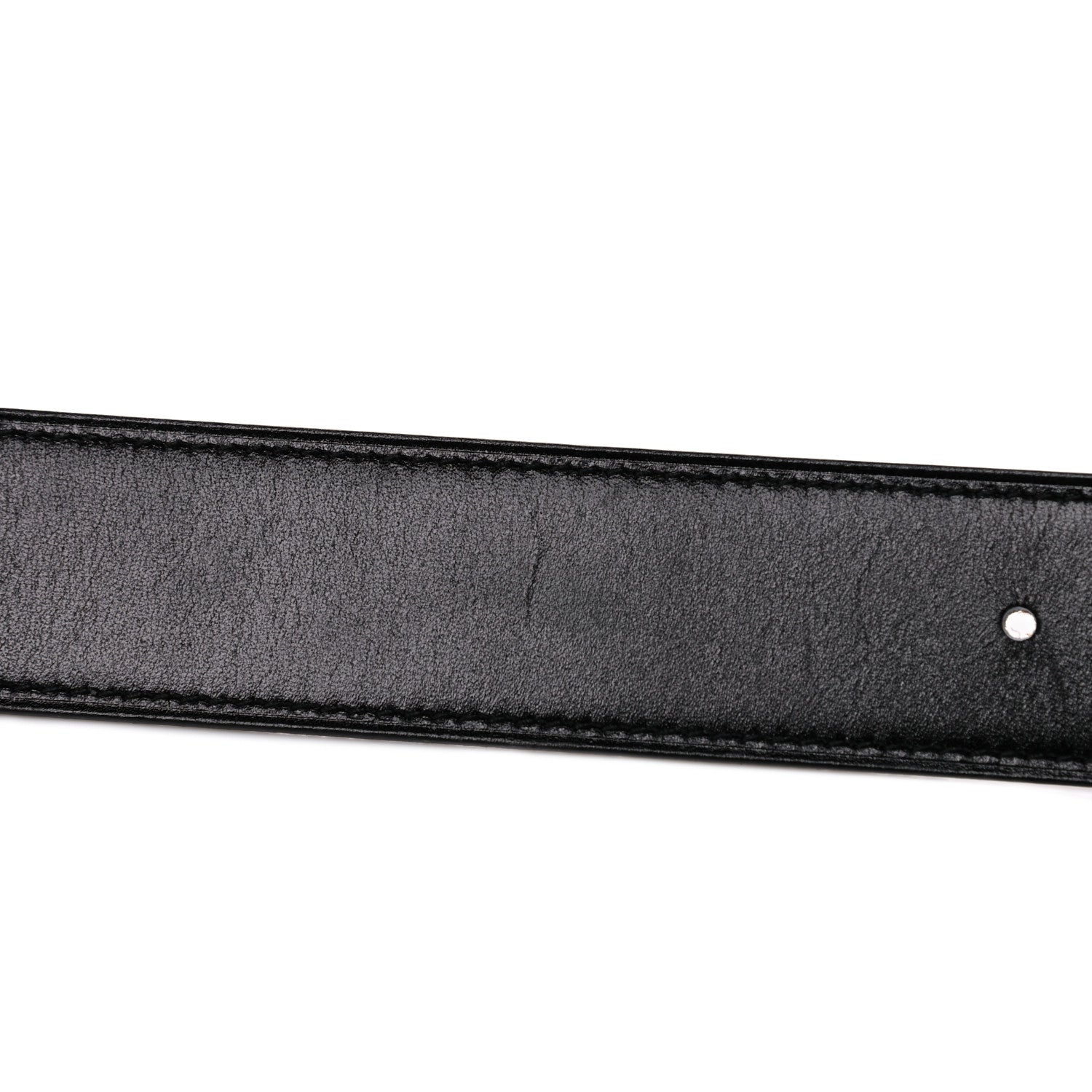 Hermes Box Togo 32mm H Belt 75 Black Gold 9 of 10