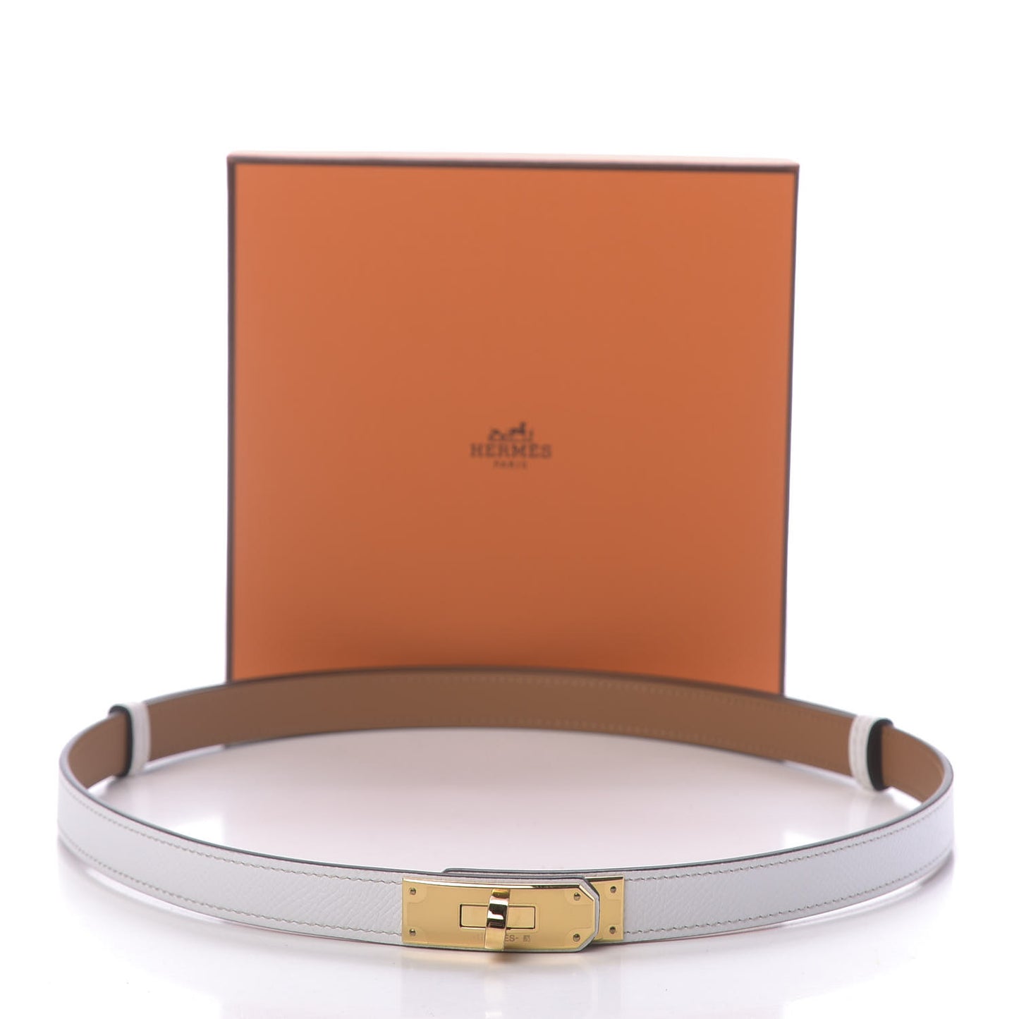 Epsom Kelly Belt White