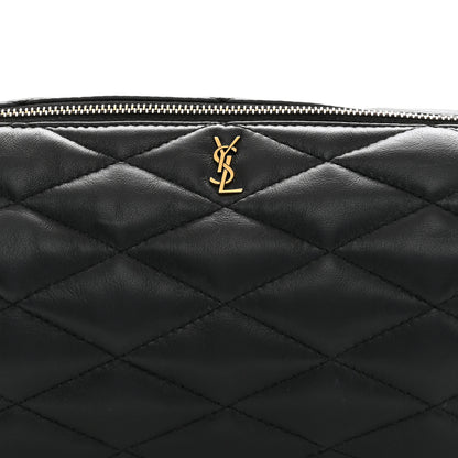 Saint Laurent Lambskin Monogram Small Sade Tube Bag Black 8 of 11