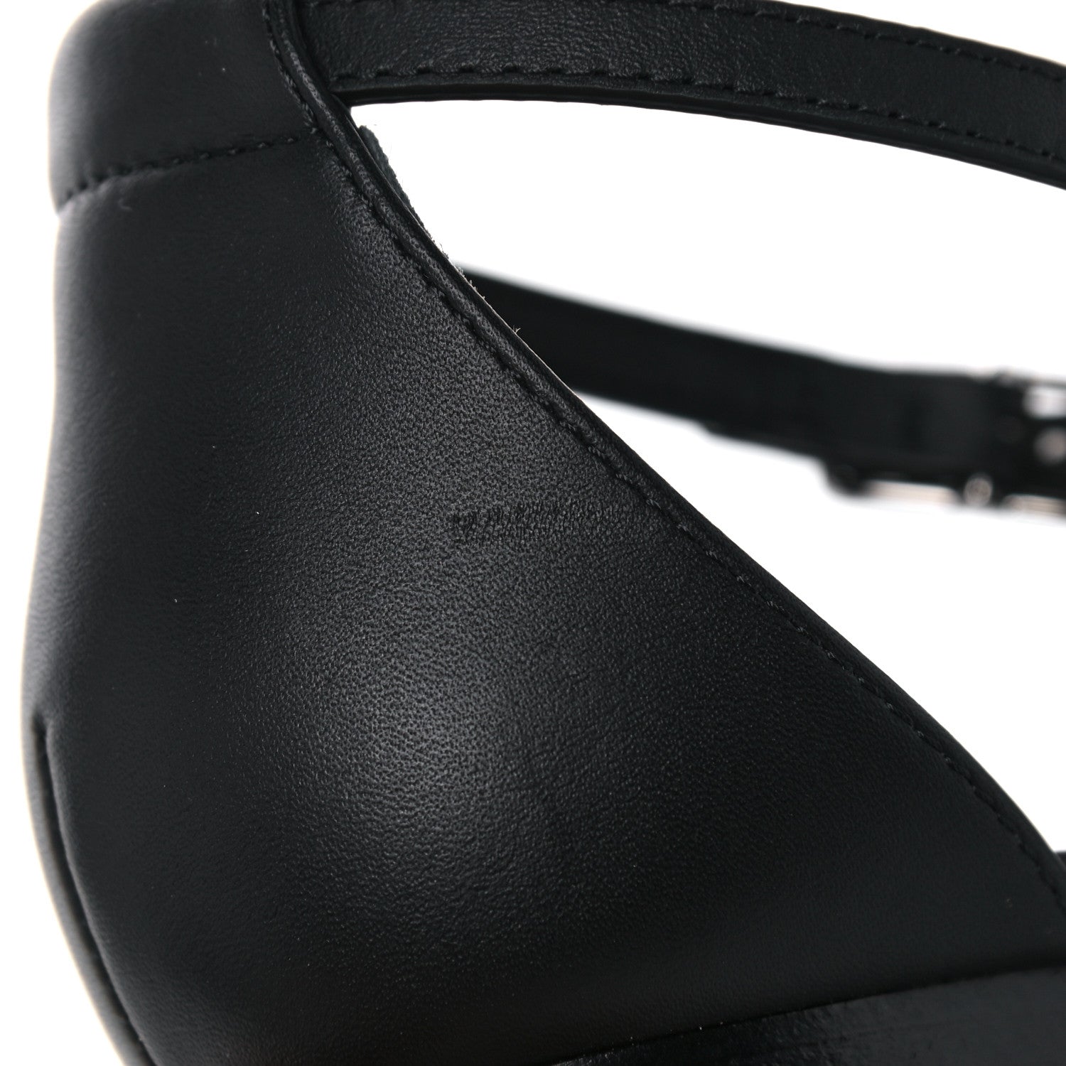 Hermes Calfskin Encens 50 Sandals 36.5 Black 8 of 11