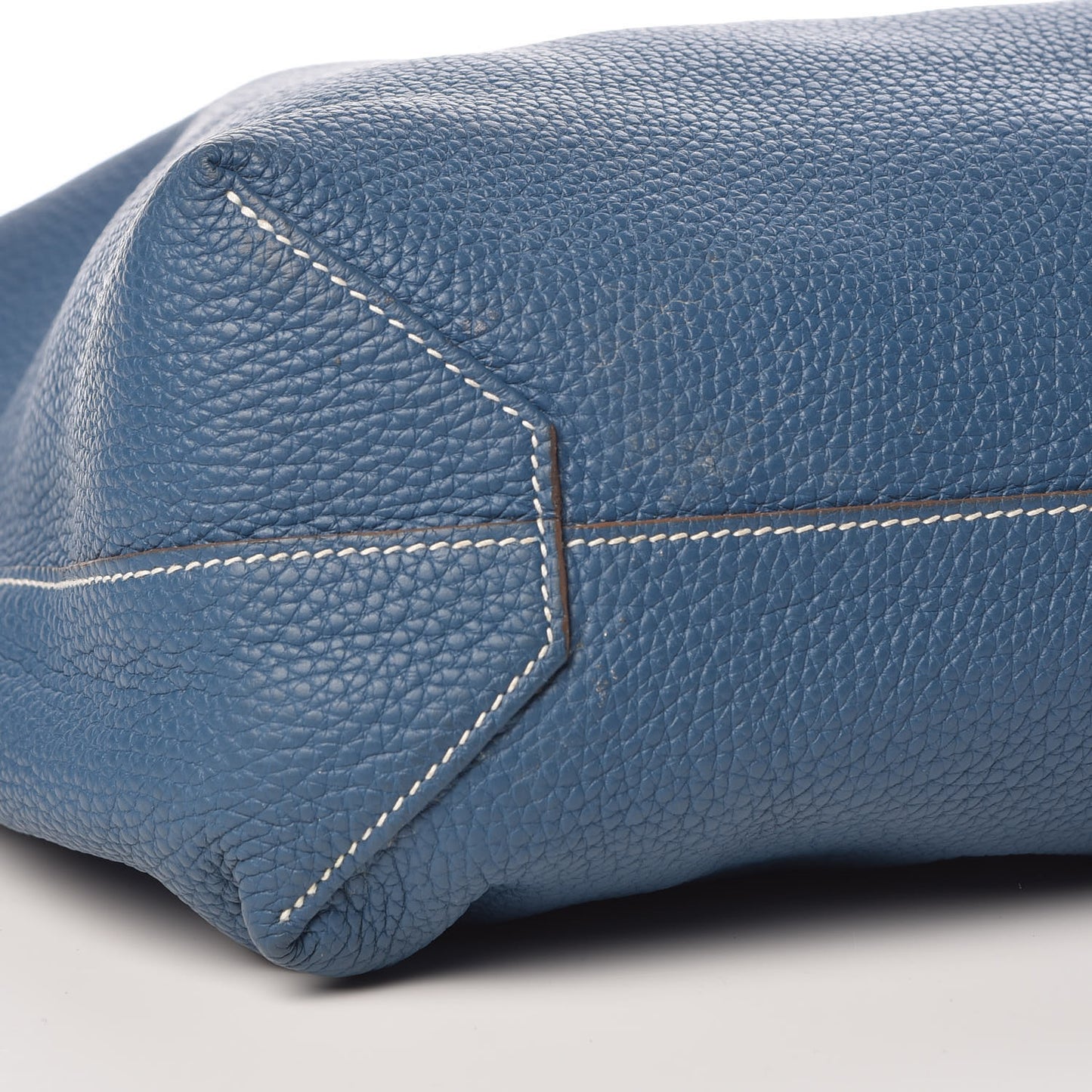 Taurillon Clemence Double Sens 36 Reversible Tote Menthe Bleu Thalassa