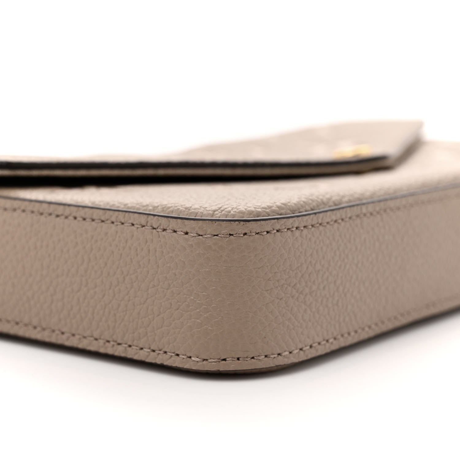 Louis Vuitton Empreinte Monogram Giant Felicie Pochette Tourterelle Creme 9 of 12